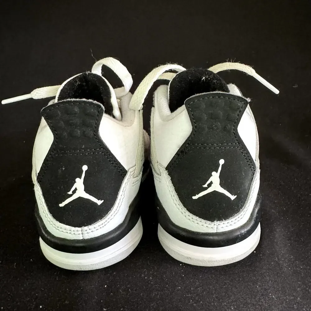 Nike Air Jordan 4 Retro PS Military Black Kid's Shoes - Size 12